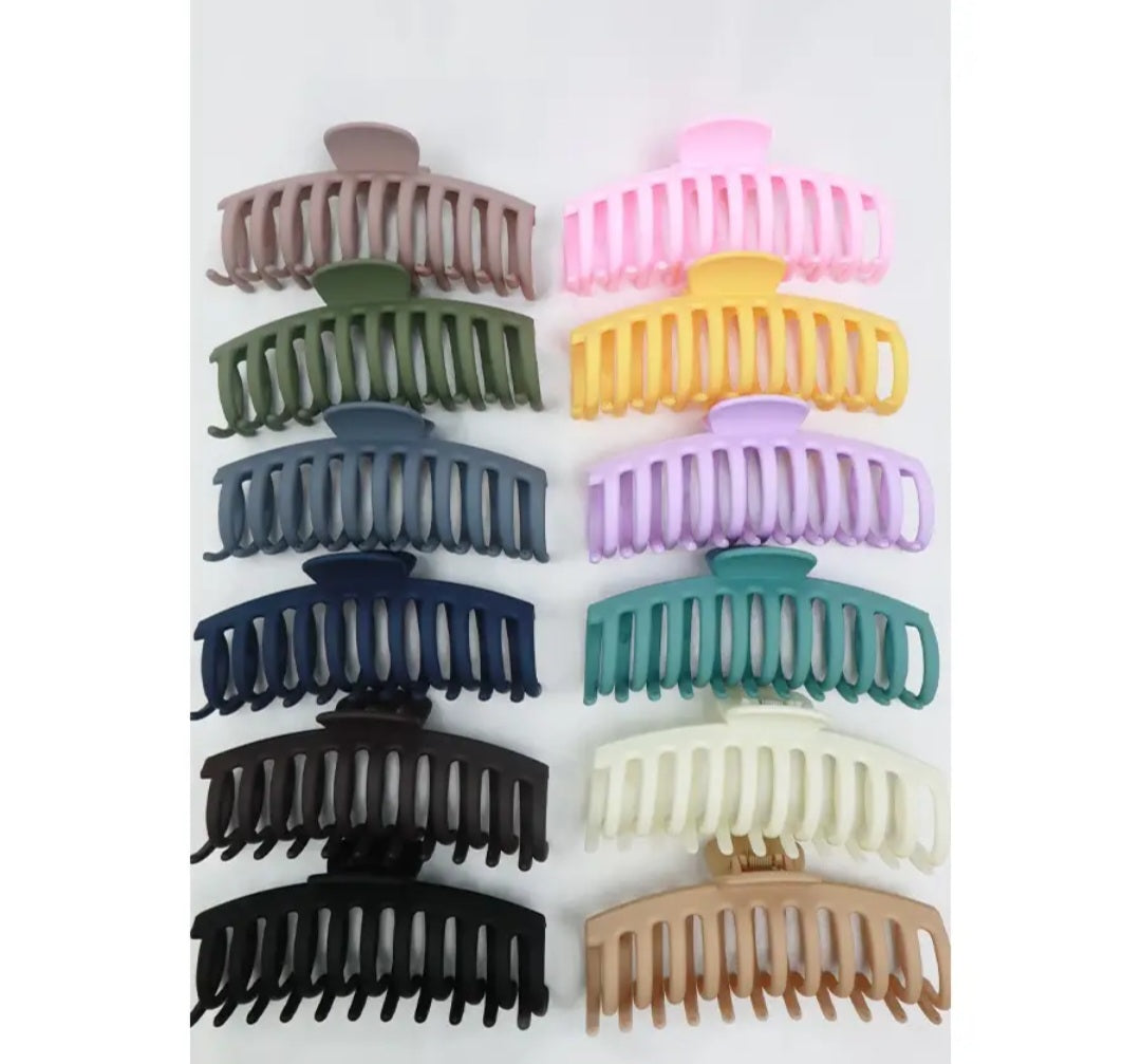 Jumbo Round Claw Clip