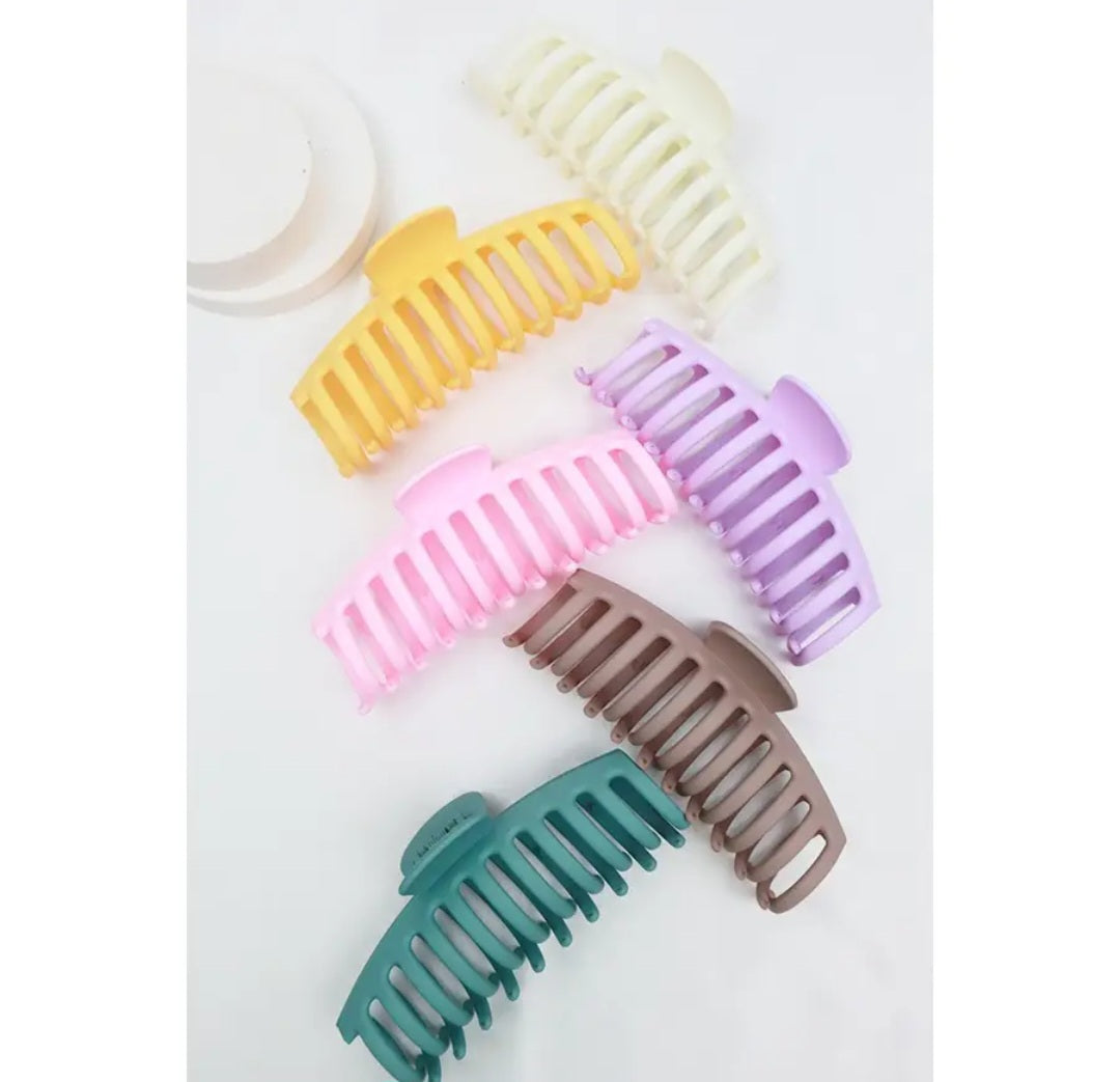 Jumbo Round Claw Clip