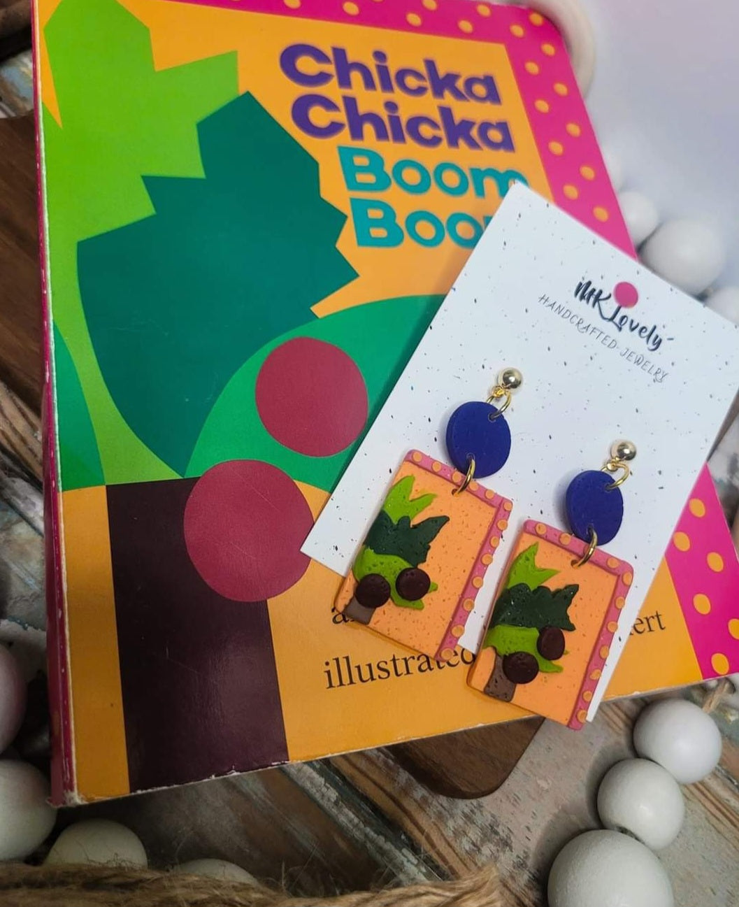 Chicka Chicka Boom Boom Dangles (Made to Order)