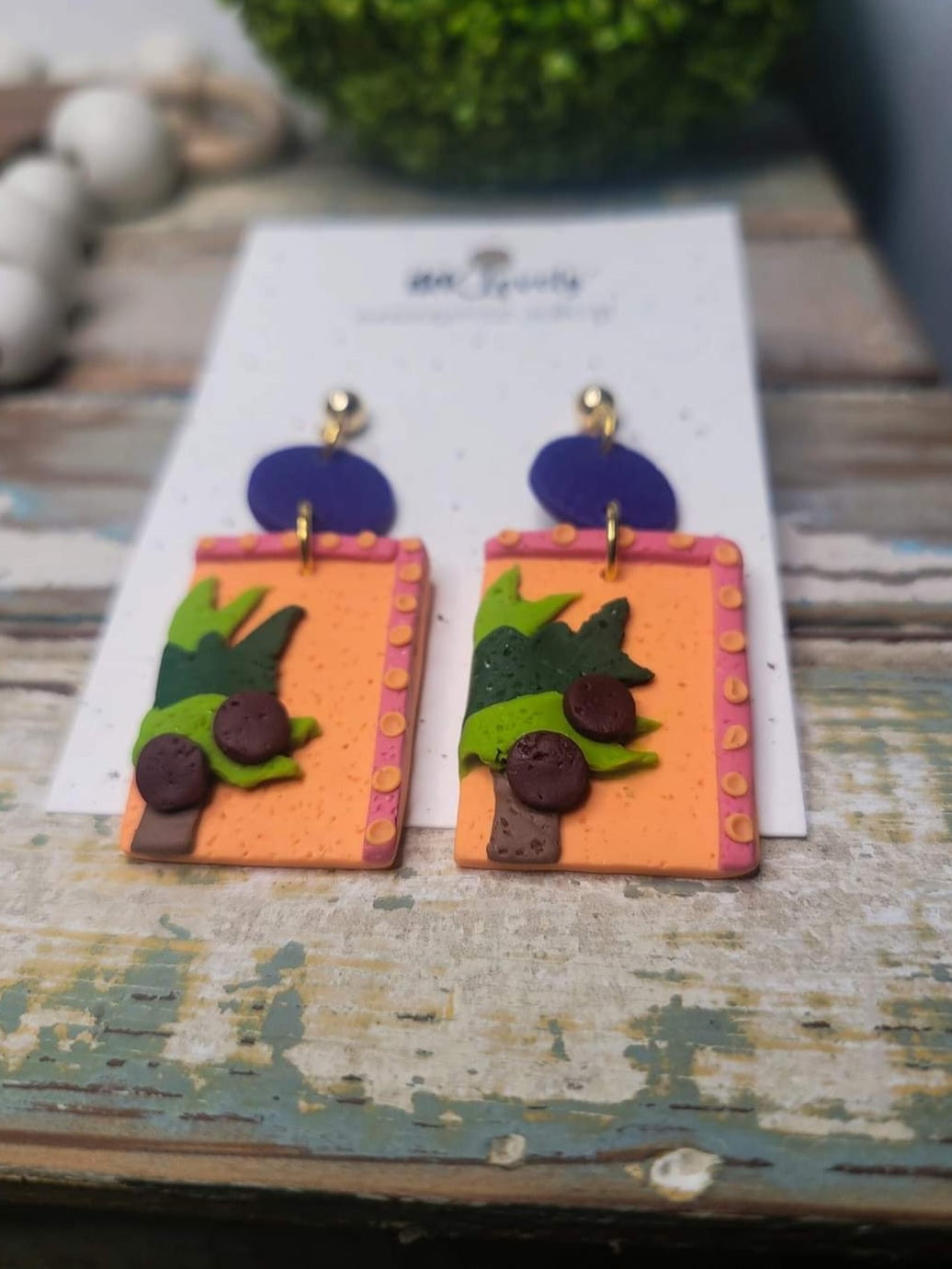 Chicka Chicka Boom Boom Dangles (Made to Order)