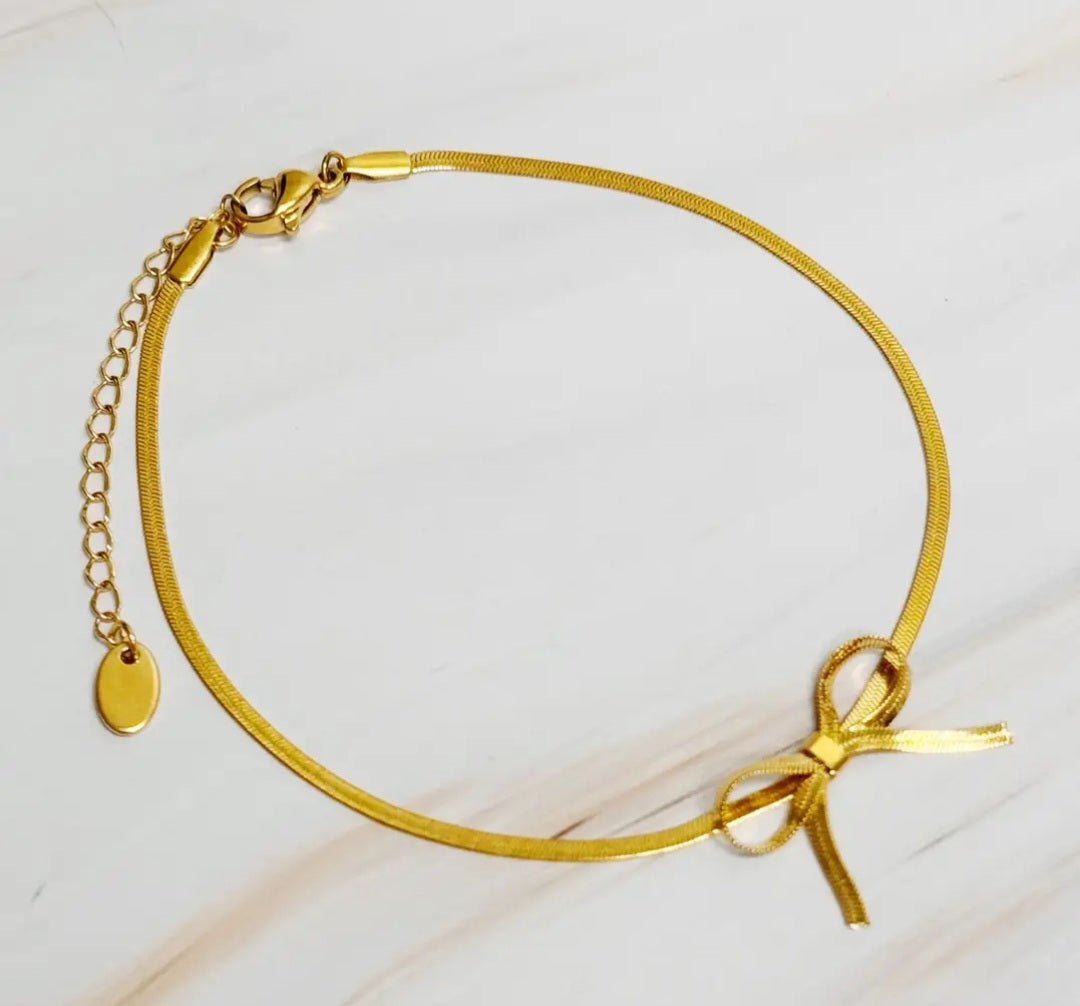 Chain Bow Anklet