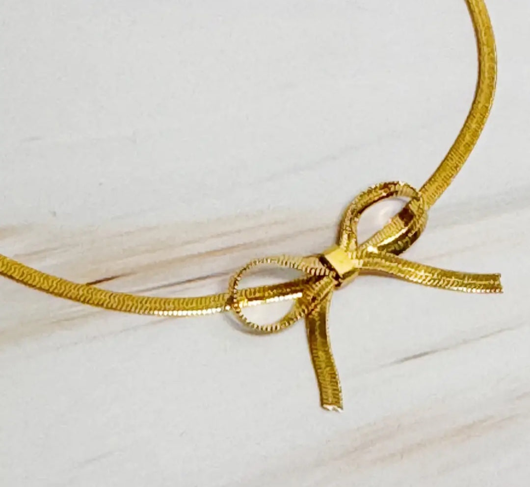 Chain Bow Anklet