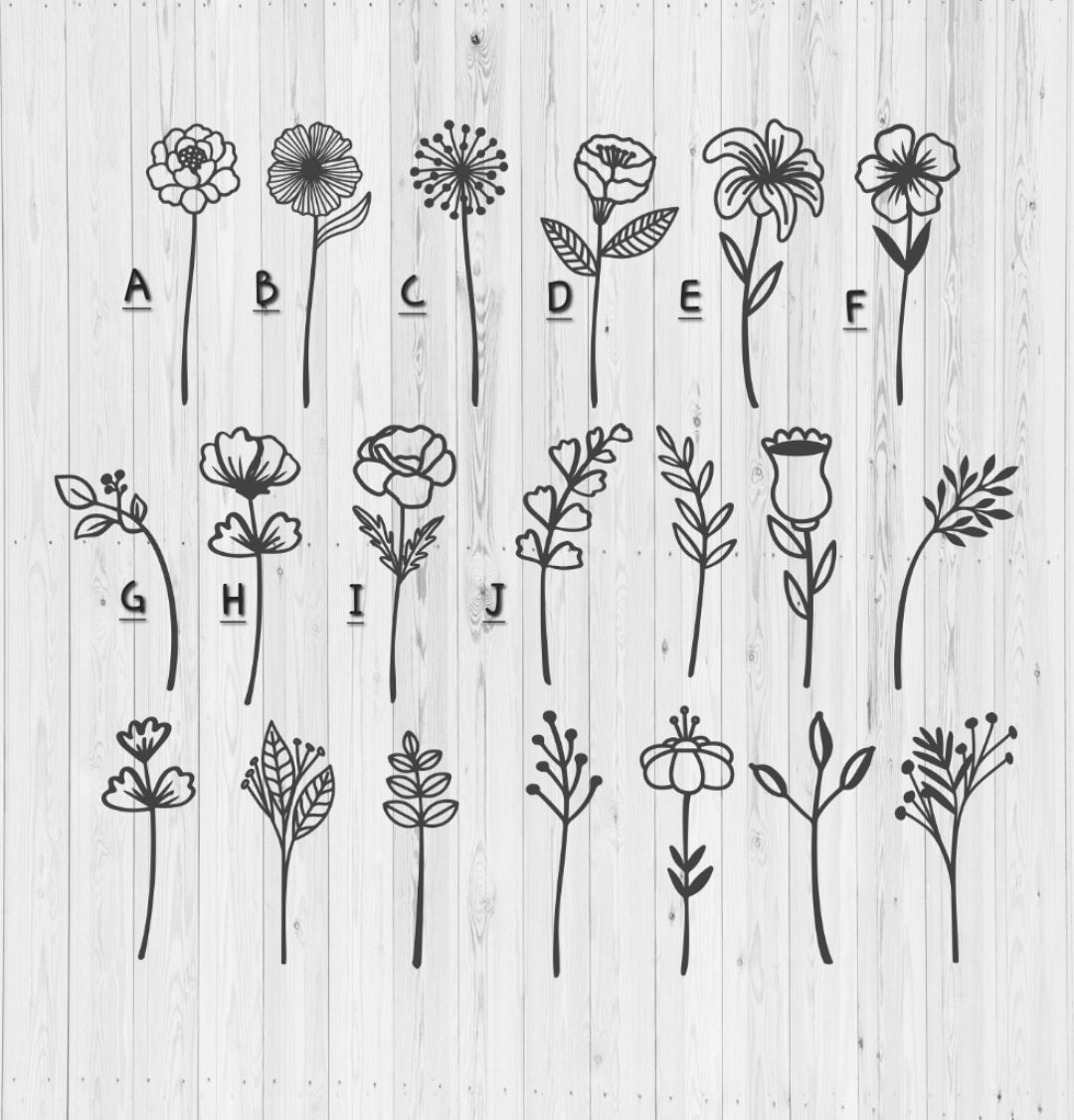 Wooden Flowers