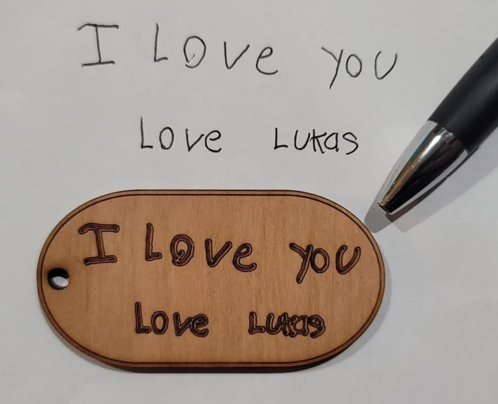 Personalized Keychains Clay/Leather/Wood