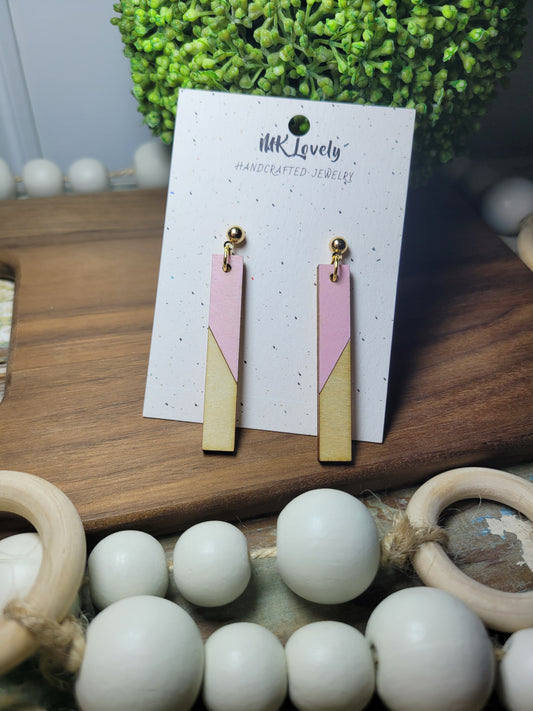Wood Colored Bar Drops