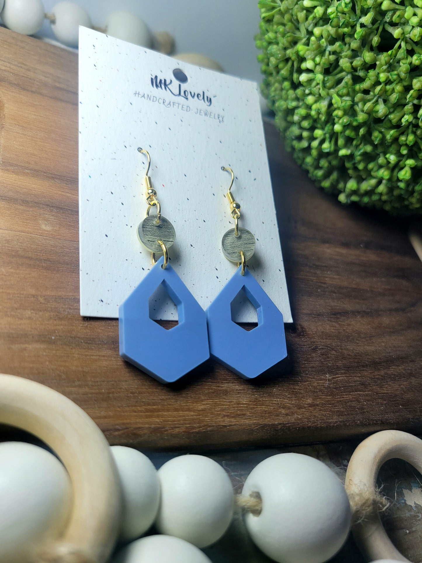 Geometric Tear Drop Dangles