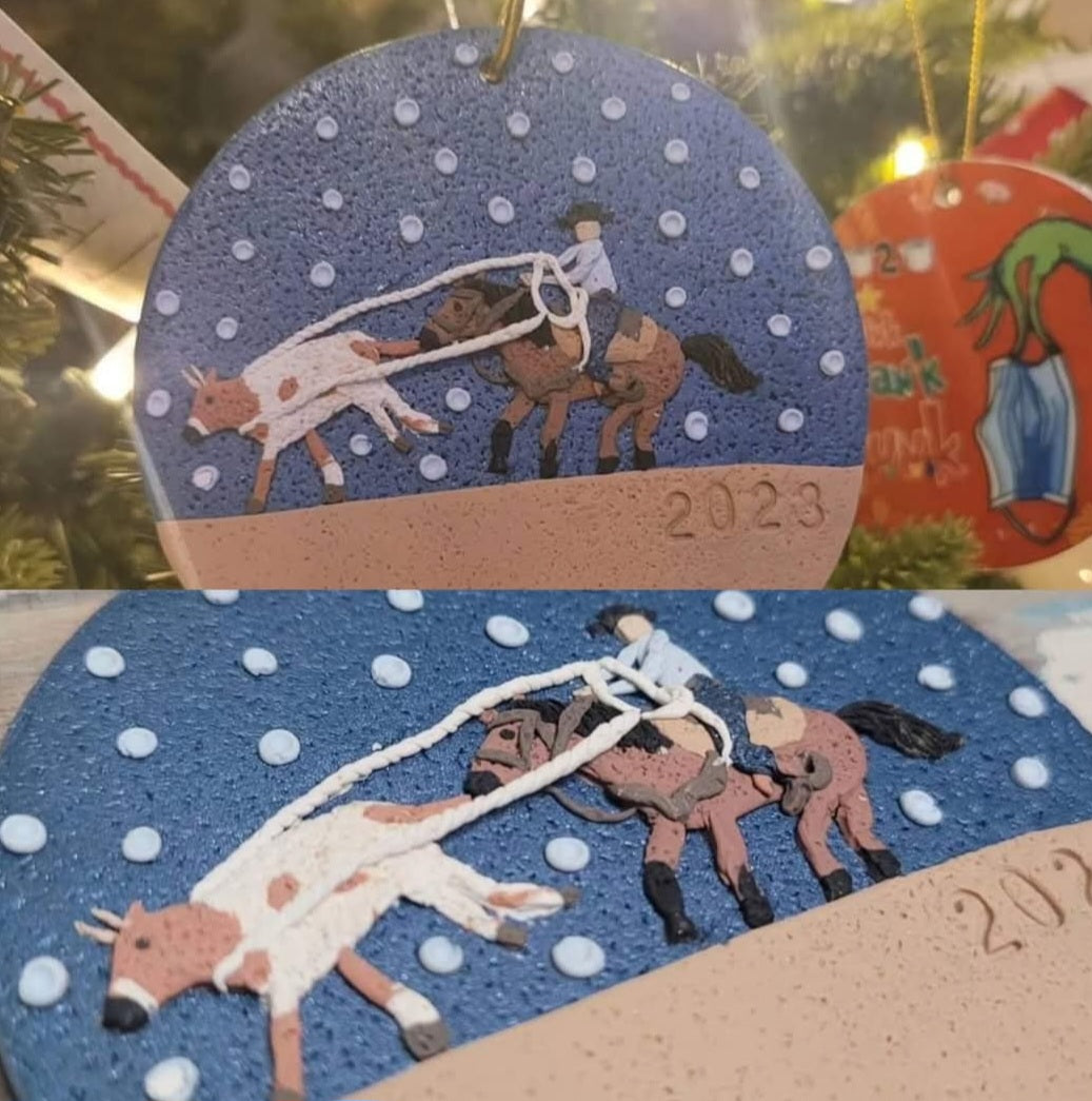 Handmade/Handsculpted Polymer Clay Ornaments & Magnets