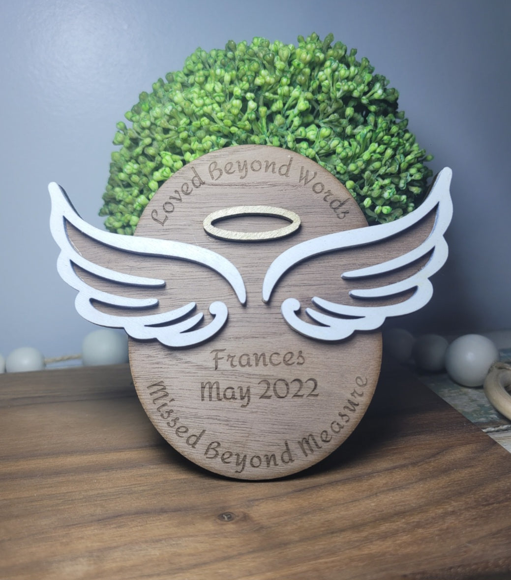 Personalized "Missed Beyond Measure" Magnet/Stand