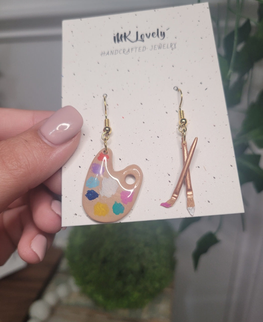 Personalized Polymer Clay Earrings