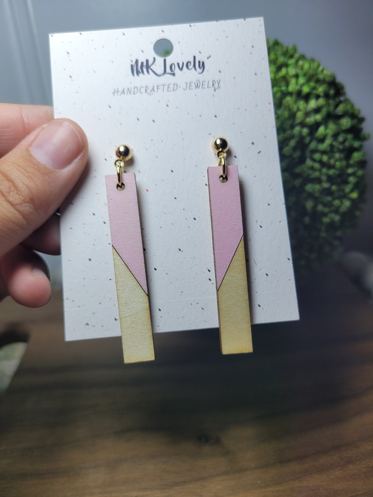 Wood Colored Bar Drops