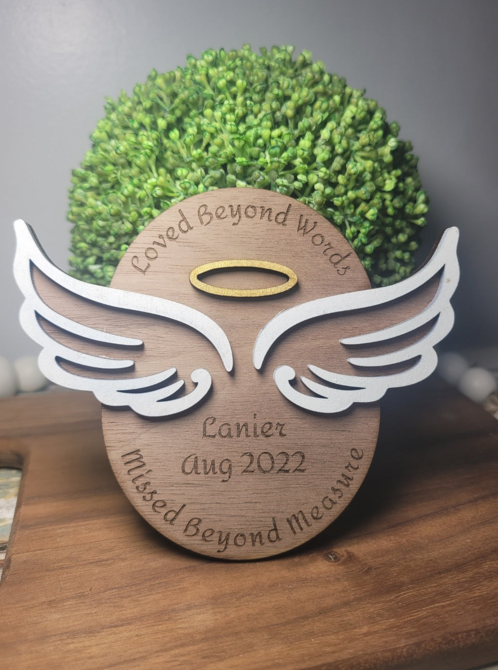Personalized "Missed Beyond Measure" Magnet/Stand
