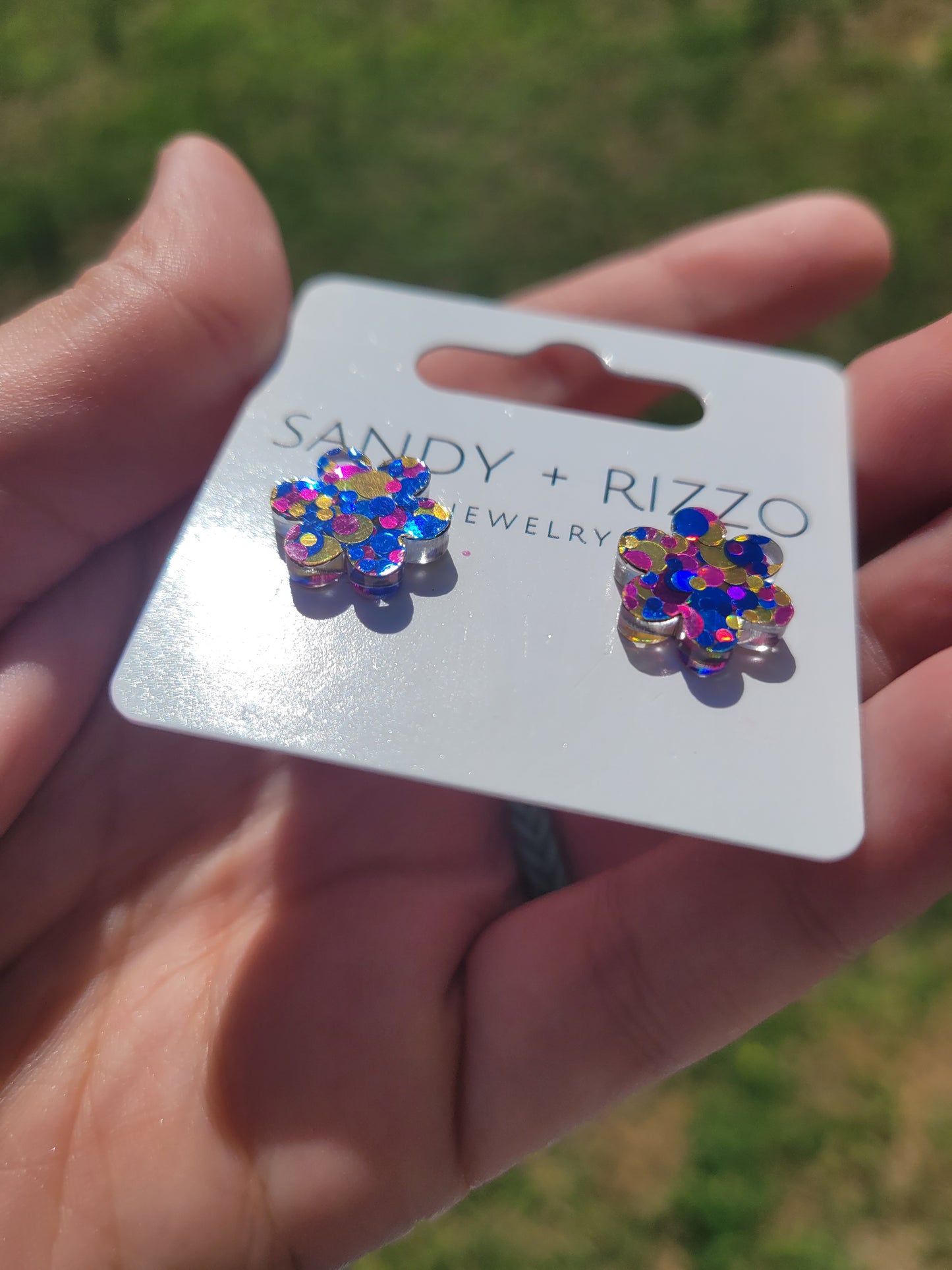 Party Flower Studs