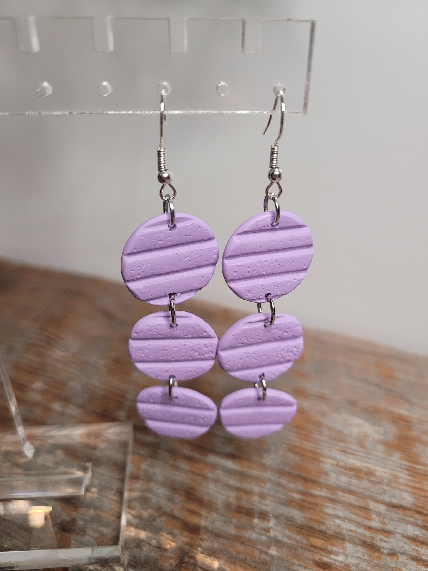 Ridged 3-Tier Dangles