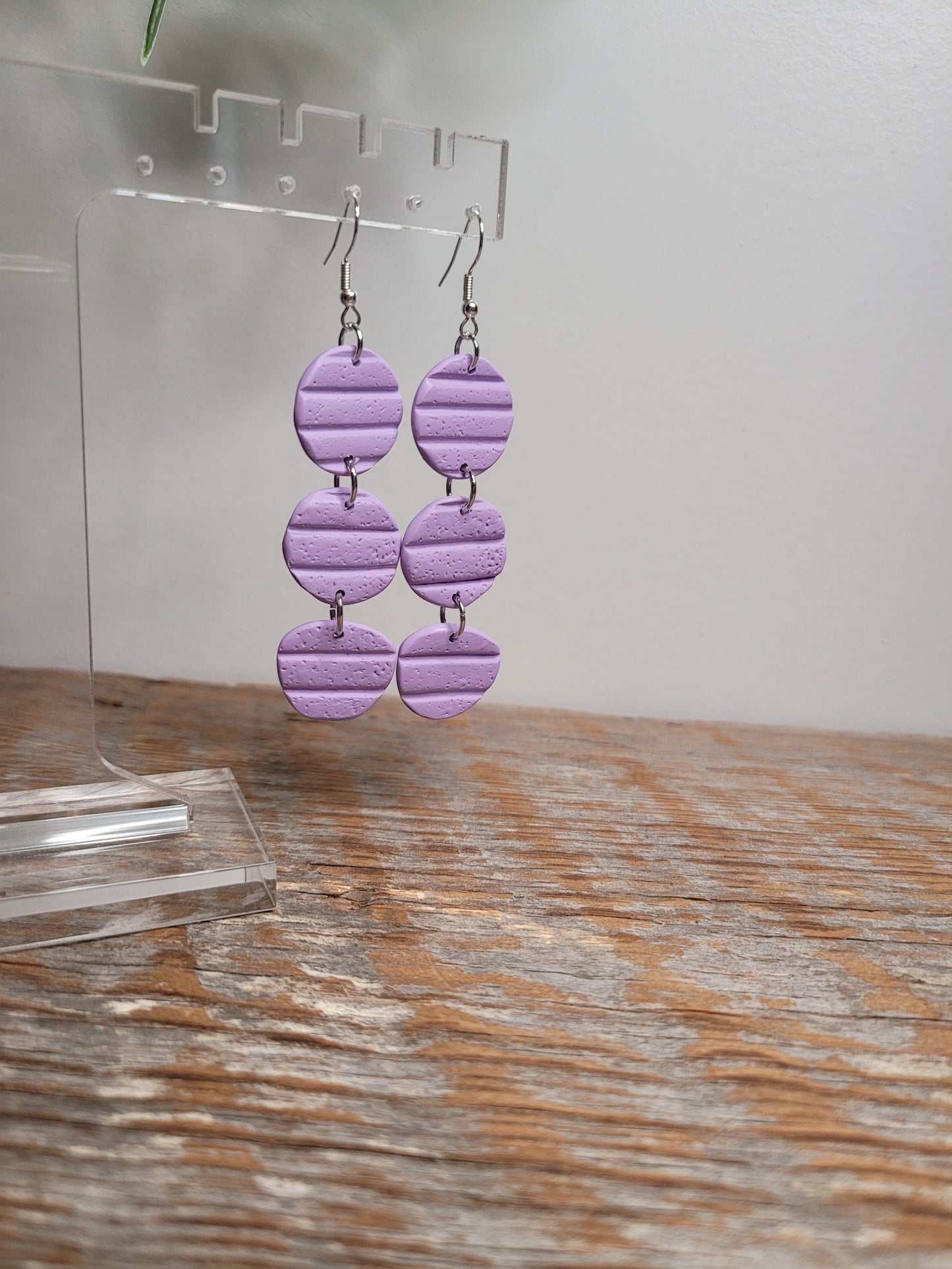 Ridged 3-Tier Dangles
