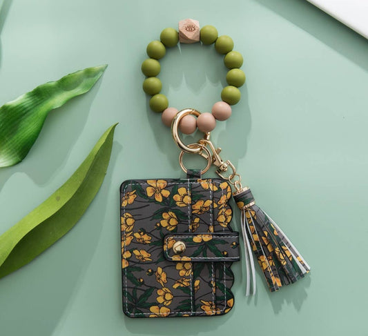 Silicone Wristlet + Card Holder Wallet