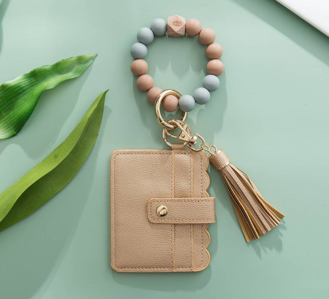 Silicone Wristlet + Card Holder Wallet