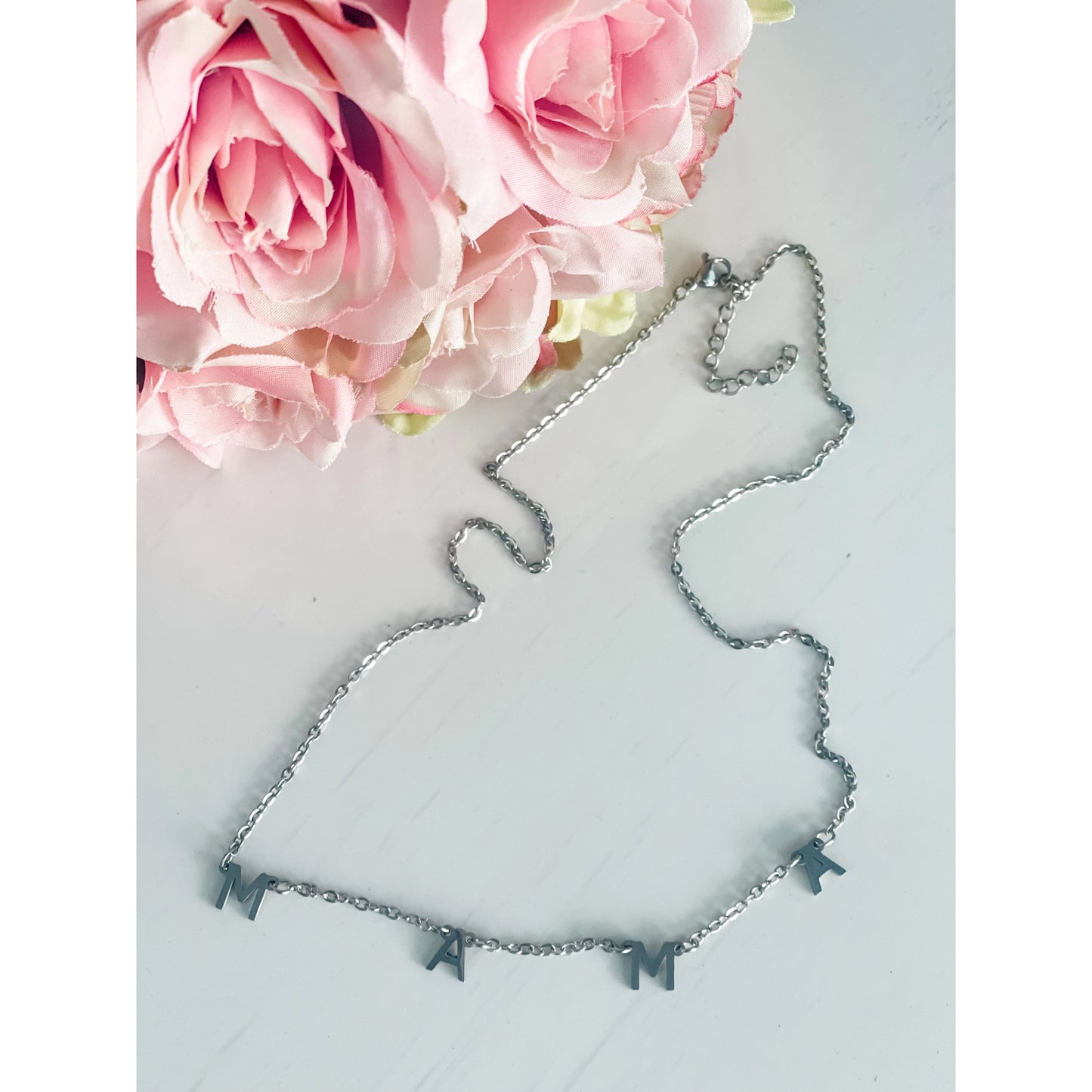 Stainless Steel 'MAMA' Necklace